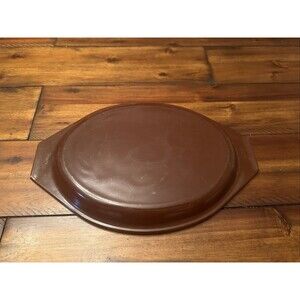 Pyrex Brown Oval Casserole 945-C Replacement Lid